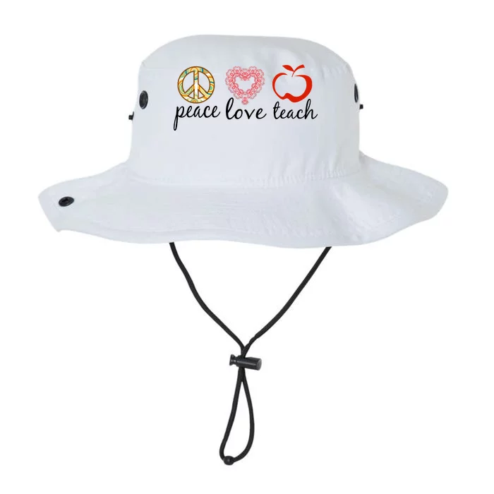 Peace Love Teach Legacy Cool Fit Booney Bucket Hat