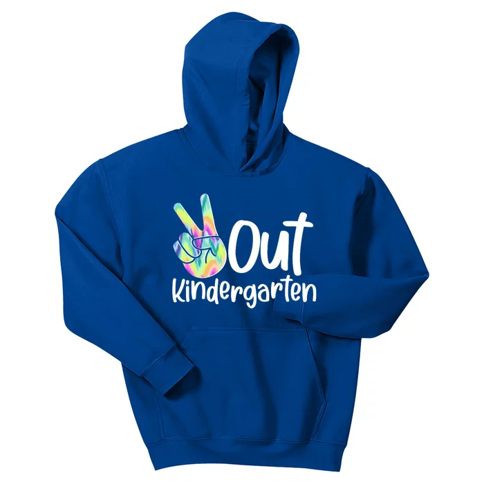 Peace Out Kindergarten Kids Hoodie