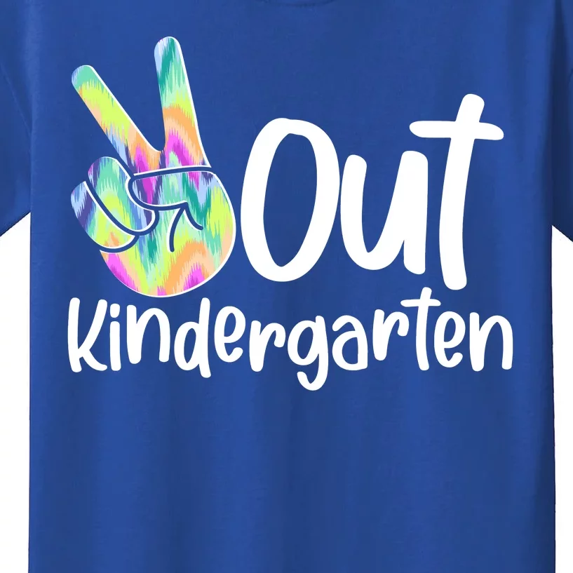 Peace Out Kindergarten Kids T-Shirt