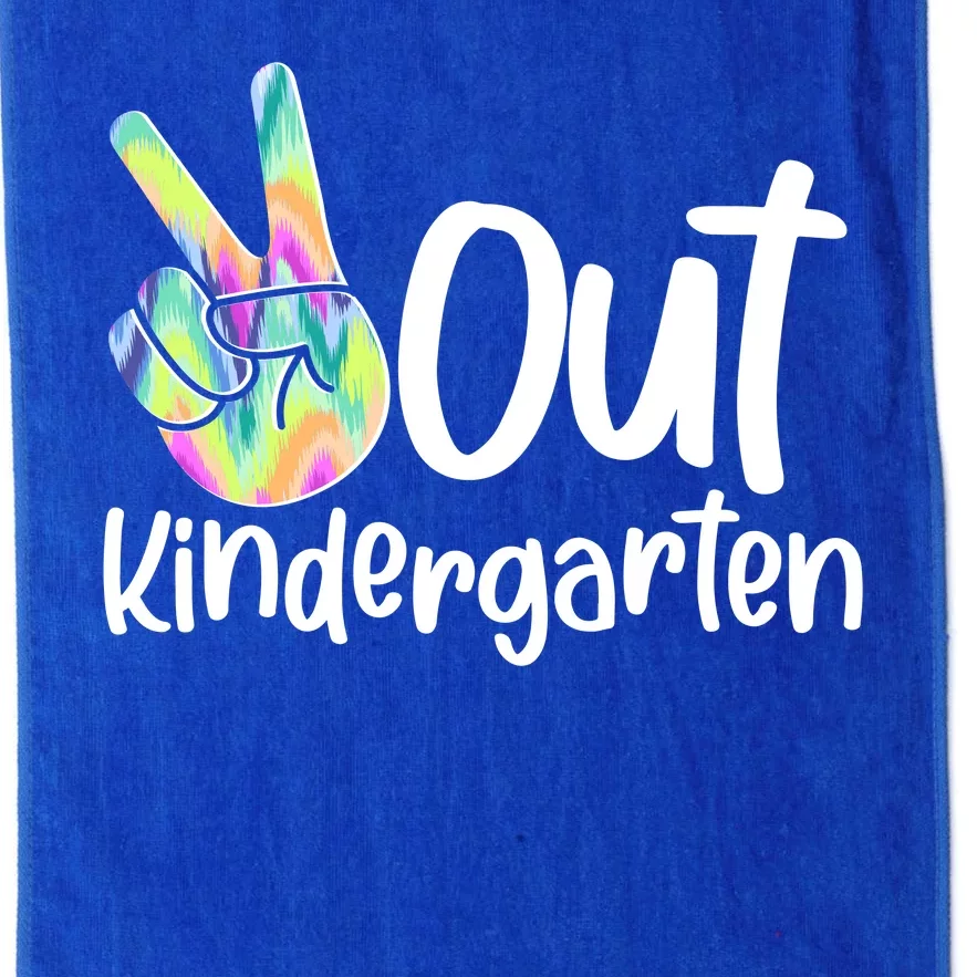 Peace Out Kindergarten Platinum Collection Golf Towel