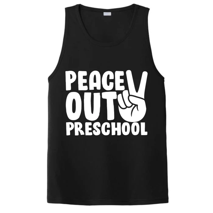 Peace Out Preschool Performance Tank