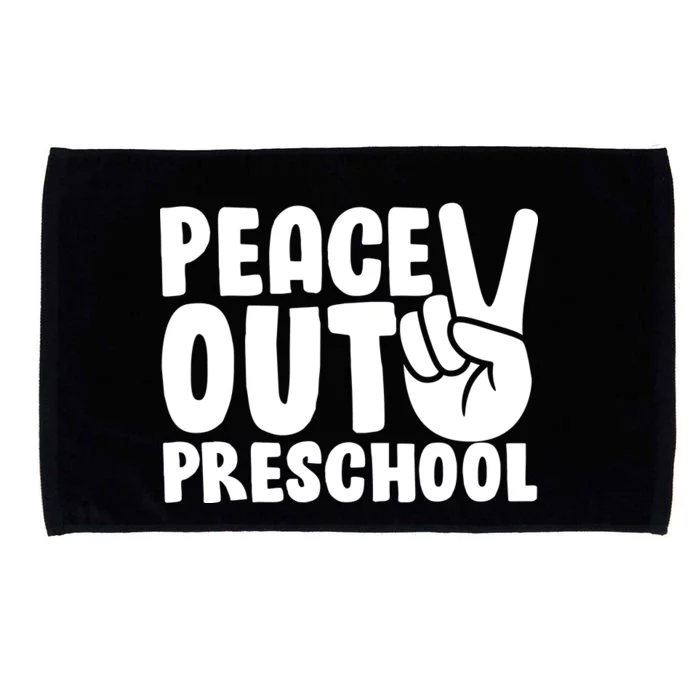 Peace Out Preschool Microfiber Hand Towel