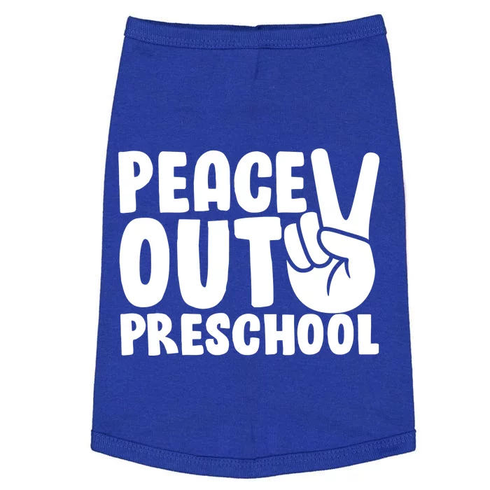 Peace Out Preschool Doggie Tank