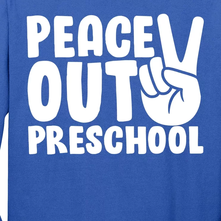 Peace Out Preschool Long Sleeve Shirt