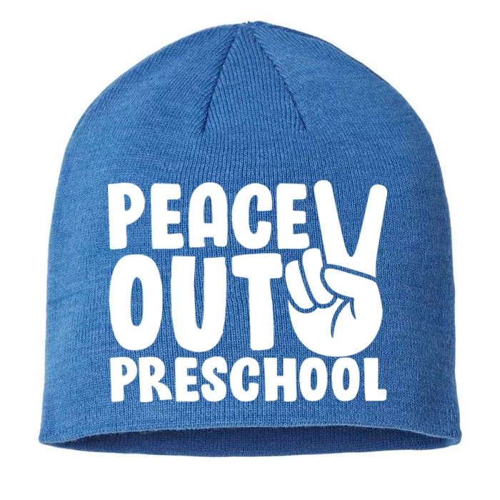 Peace Out Preschool 8 1/2in Sustainable Knit Beanie