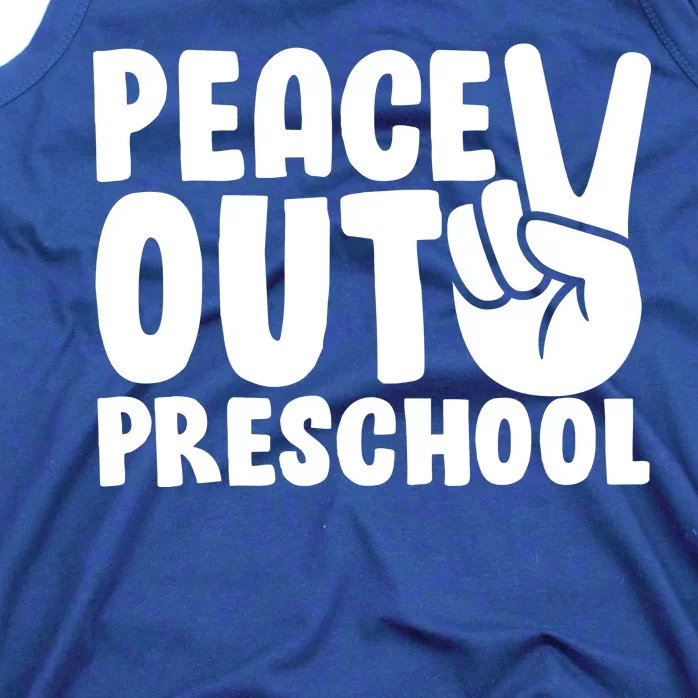 Peace Out Preschool Tank Top