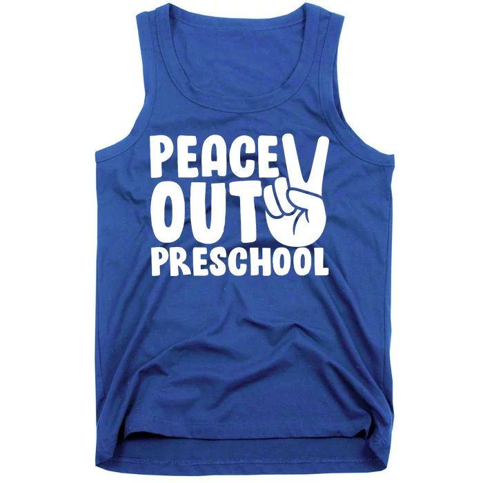 Peace Out Preschool Tank Top