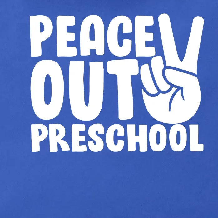 Peace Out Preschool Zip Tote Bag