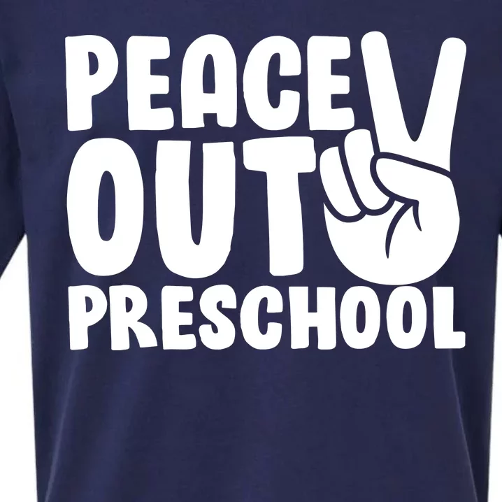 Peace Out Preschool Sueded Cloud Jersey T-Shirt