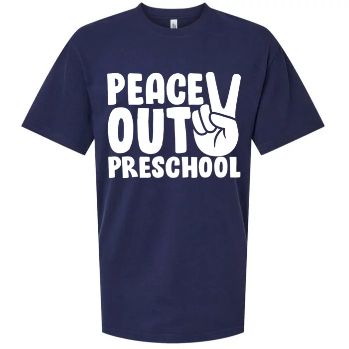 Peace Out Preschool Sueded Cloud Jersey T-Shirt