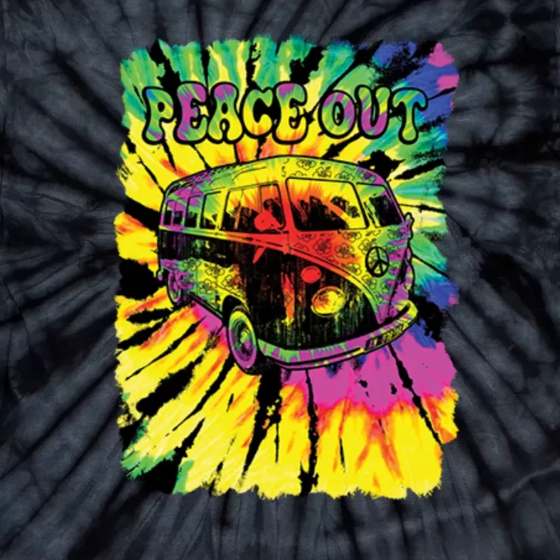 Peace Out Van Tie-Dye T-Shirt