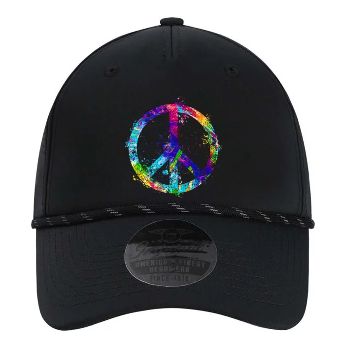 Peace Sign Paint Splatter Performance The Dyno Cap