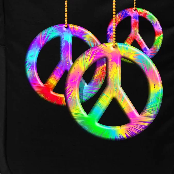 Peace Symbols Psychedelic Necklace Impact Tech Backpack