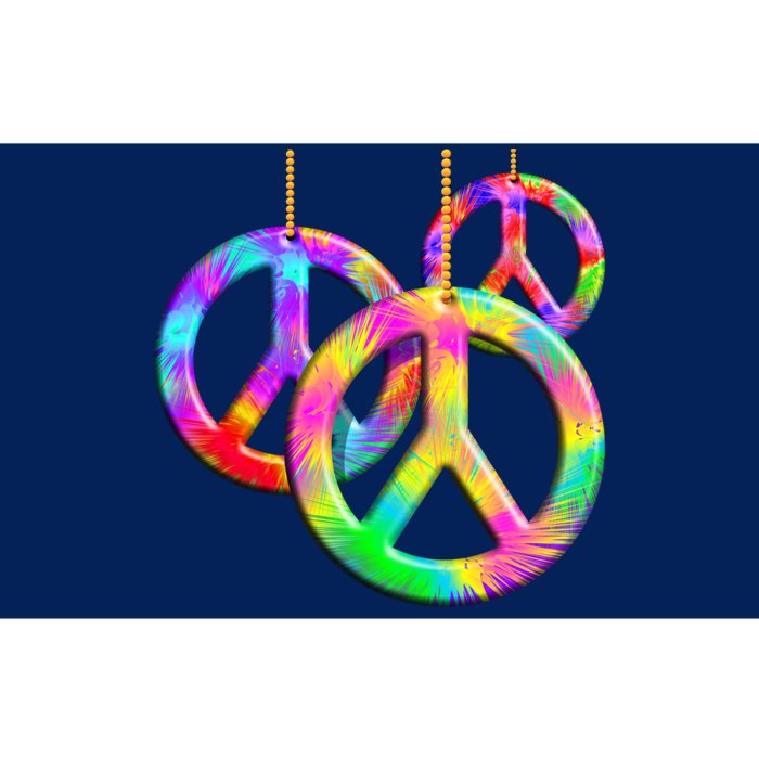 Peace Symbols Psychedelic Necklace Bumper Sticker