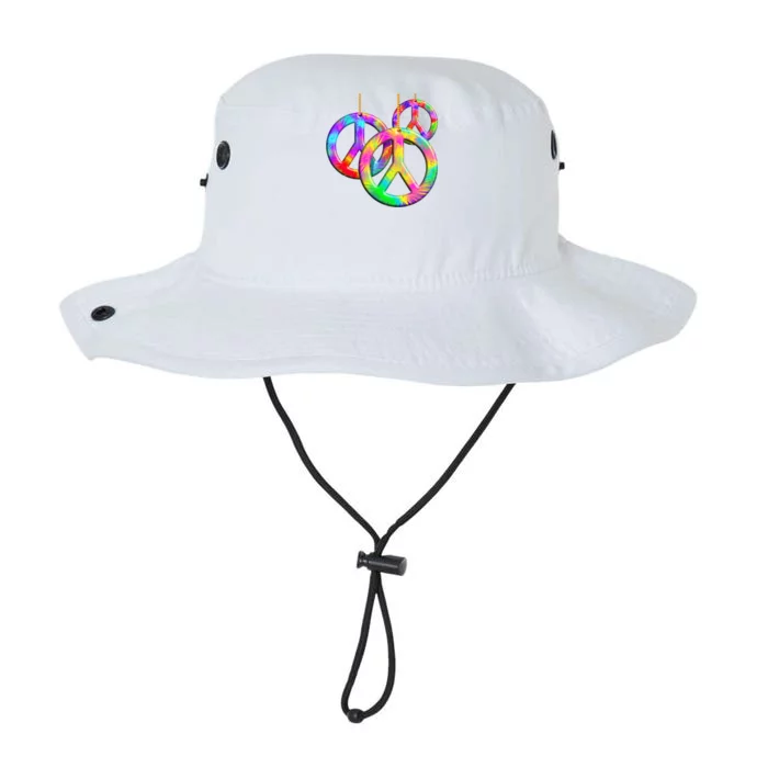 Peace Symbols Psychedelic Necklace Legacy Cool Fit Booney Bucket Hat