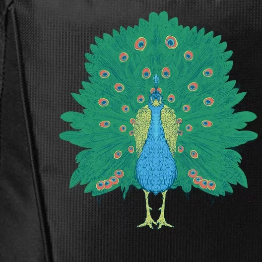 Peacock Bird City Backpack