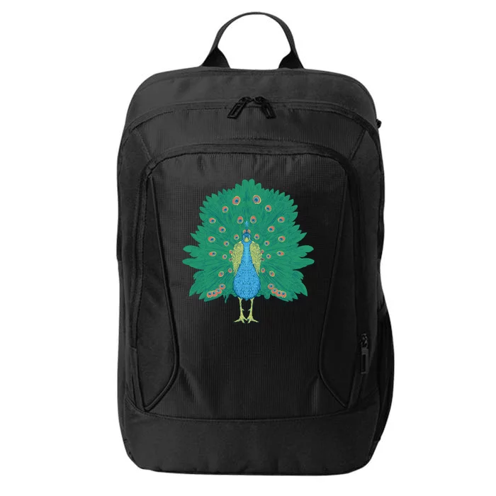 Peacock Bird City Backpack