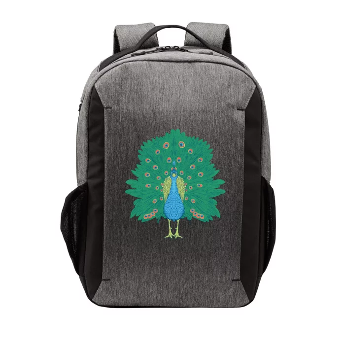 Peacock Bird Vector Backpack