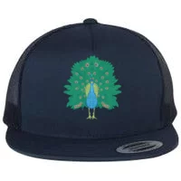 Peacock Bass Flat Bill Trucker Hat