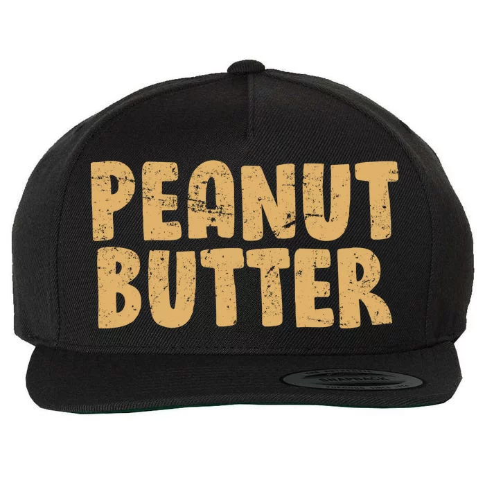 Peanut Butter Matching Wool Snapback Cap