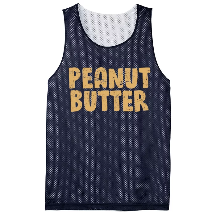 Peanut Butter Matching Mesh Reversible Basketball Jersey Tank