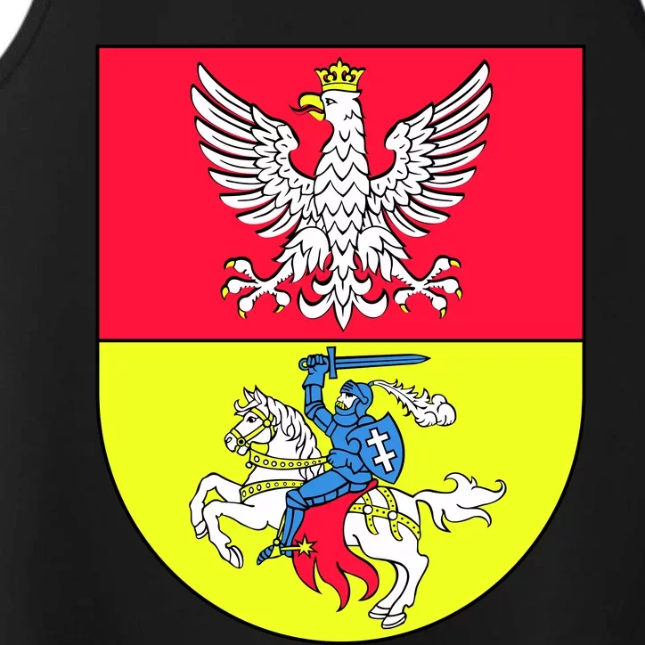 Polish Eagle Bialystok Coat Of Arms City Performance Tank