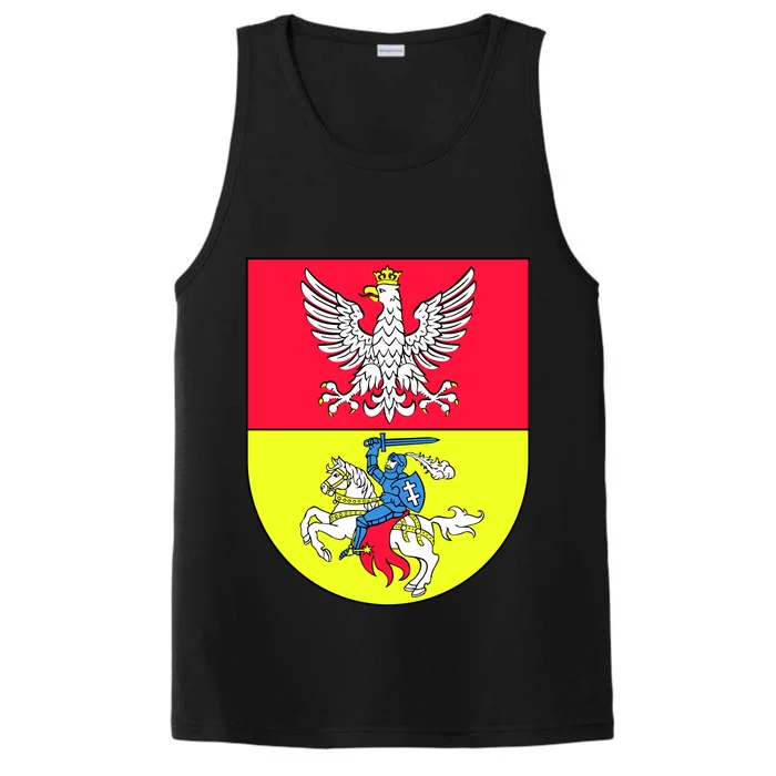 Polish Eagle Bialystok Coat Of Arms City Performance Tank