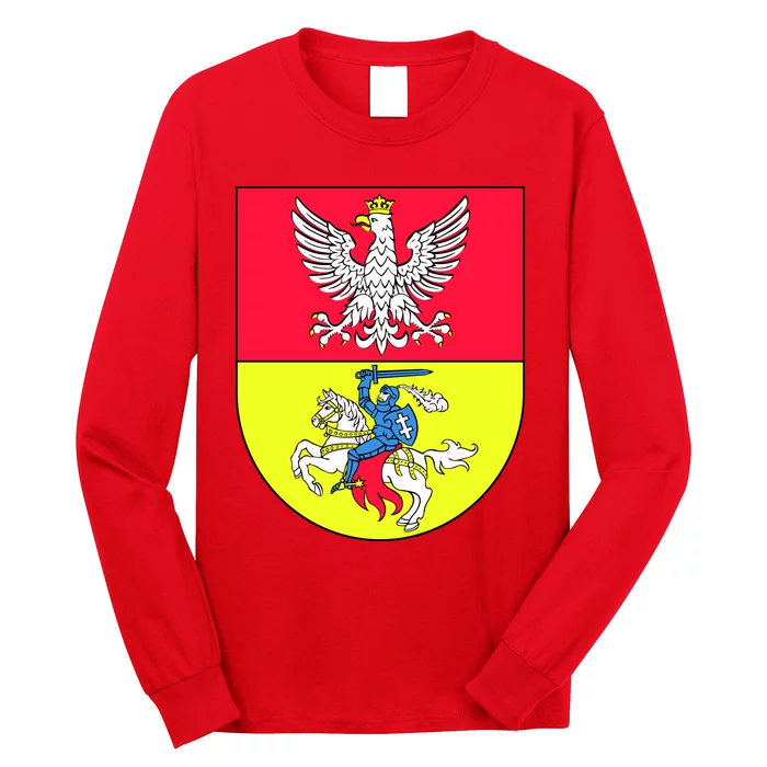 Polish Eagle Bialystok Coat Of Arms City Long Sleeve Shirt