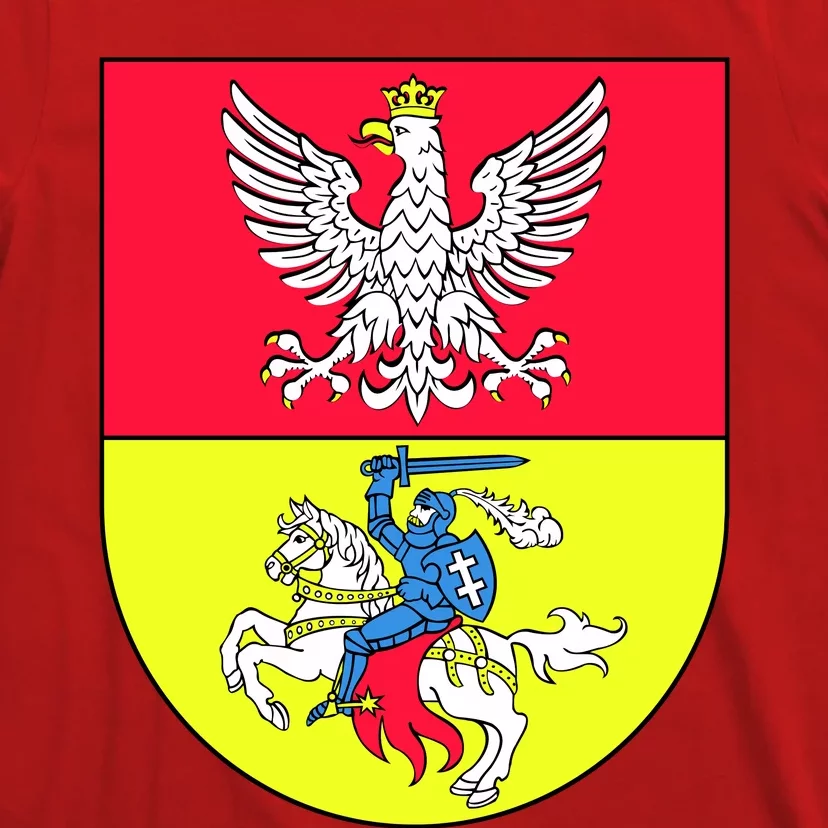 Polish Eagle Bialystok Coat Of Arms City T-Shirt