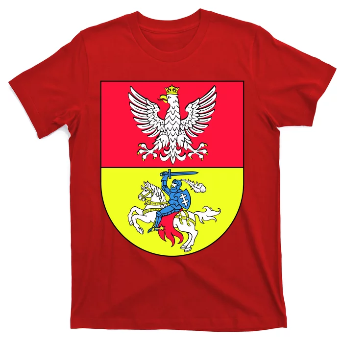 Polish Eagle Bialystok Coat Of Arms City T-Shirt