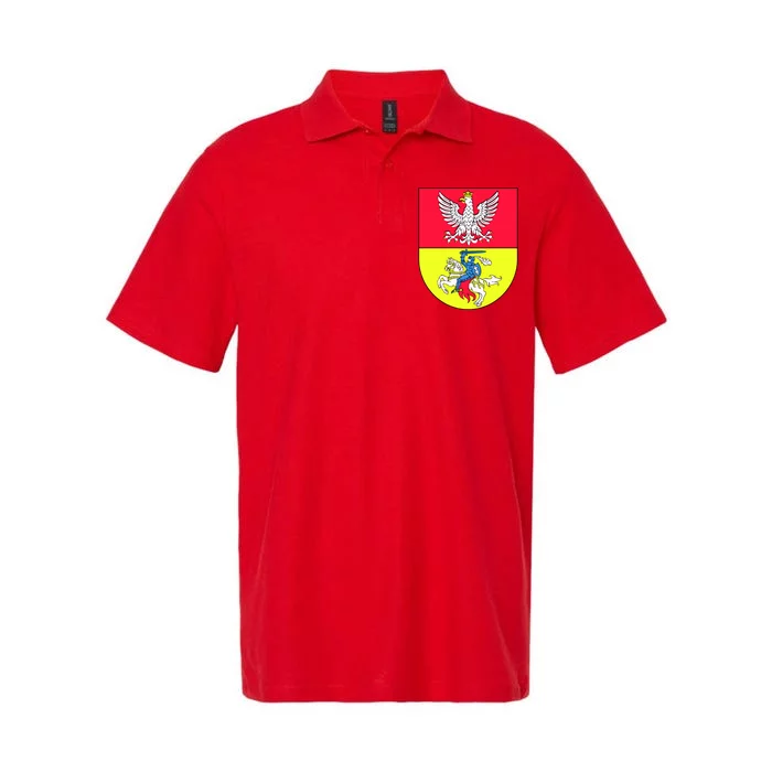 Polish Eagle Bialystok Coat Of Arms City Softstyle Adult Sport Polo