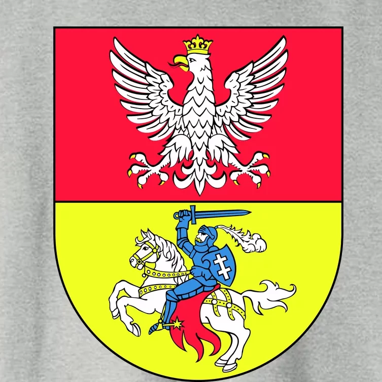 Polish Eagle Bialystok Coat Of Arms City Women's Crop Top Tee