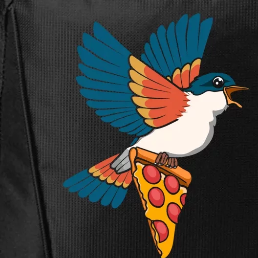 Pizza Eater Bird Lover Ornithology Bird Whisperer Gift City Backpack