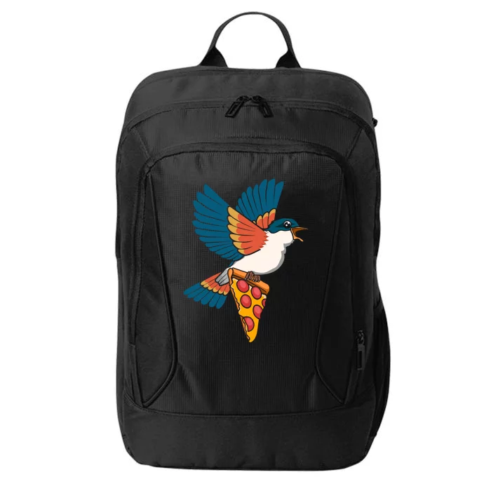 Pizza Eater Bird Lover Ornithology Bird Whisperer Gift City Backpack