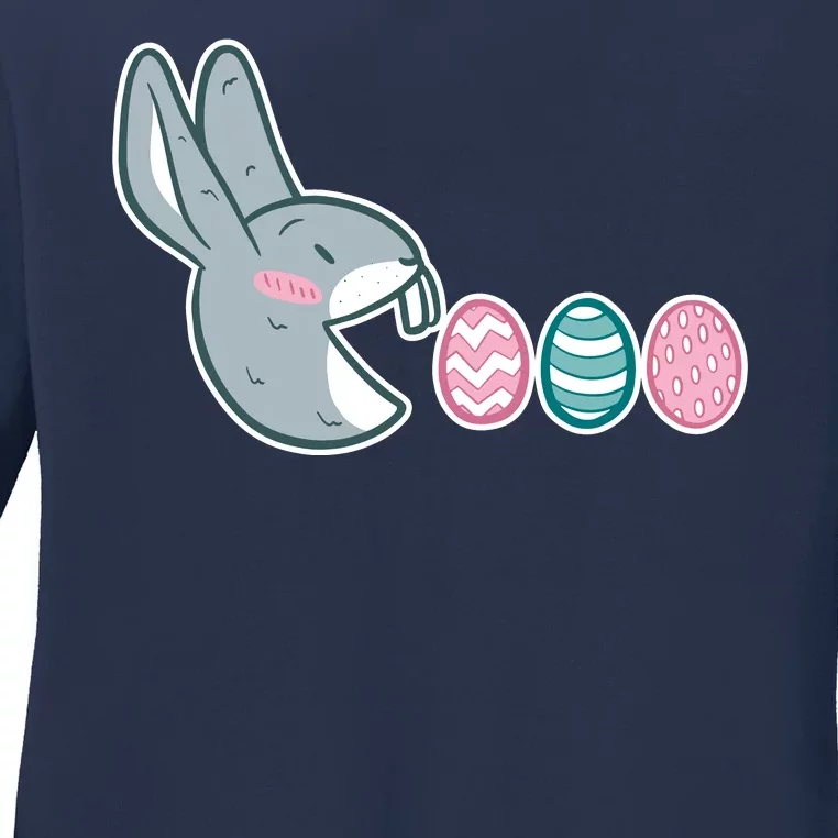 Pac Easter Bunny Ladies Long Sleeve Shirt