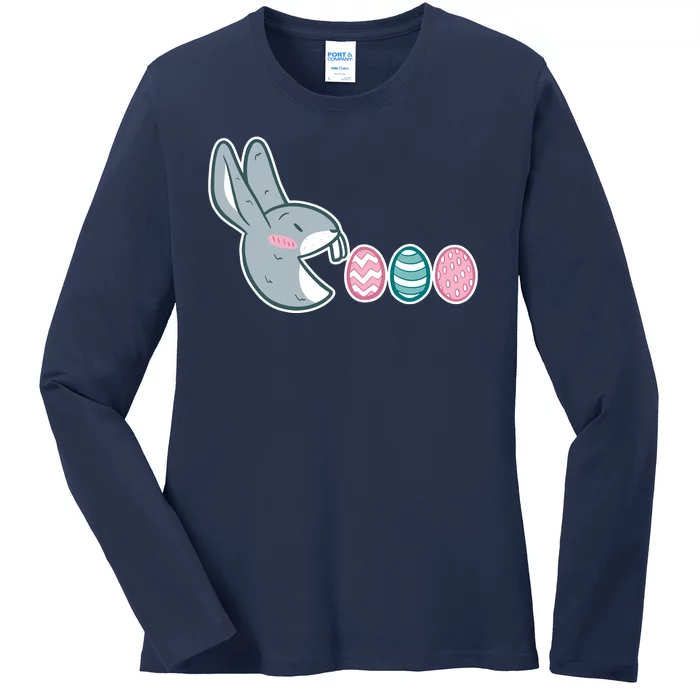 Pac Easter Bunny Ladies Long Sleeve Shirt