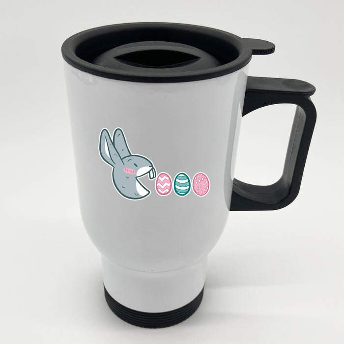 Pac Easter Bunny Front & Back Stainless Steel Travel Mug