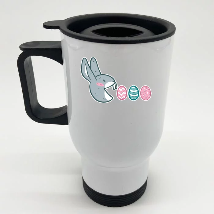 Pac Easter Bunny Front & Back Stainless Steel Travel Mug