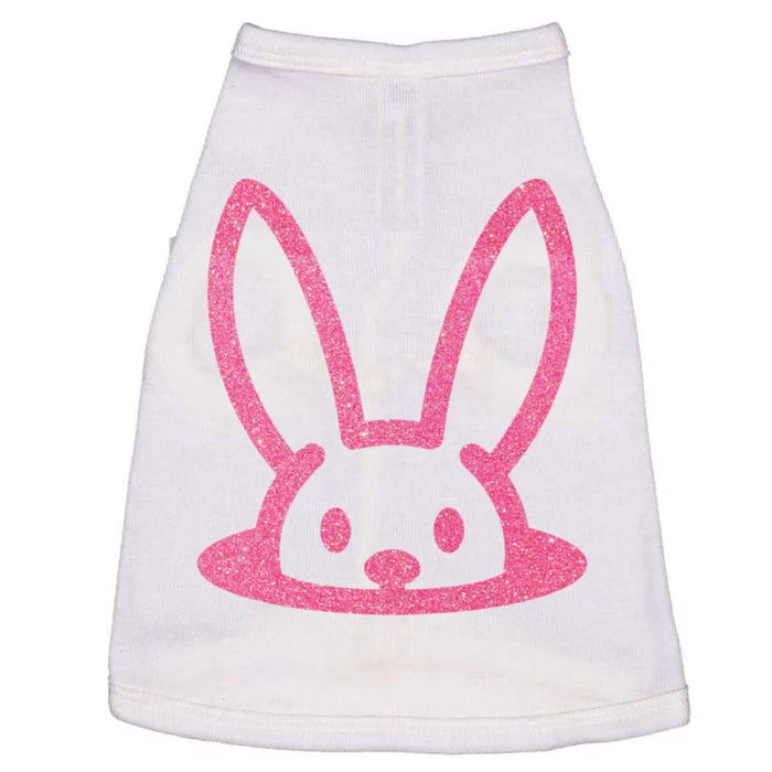 Peaking Easter Bunny Cute Doggie Tank