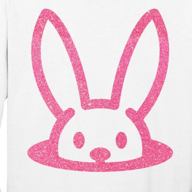 Peaking Easter Bunny Cute Long Sleeve Shirt