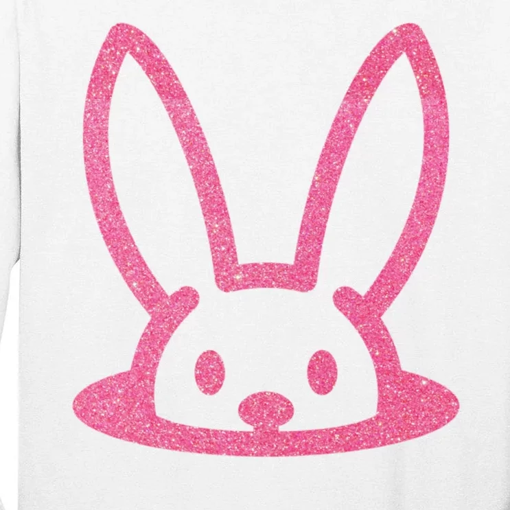 Peaking Easter Bunny Cute Tall Long Sleeve T-Shirt