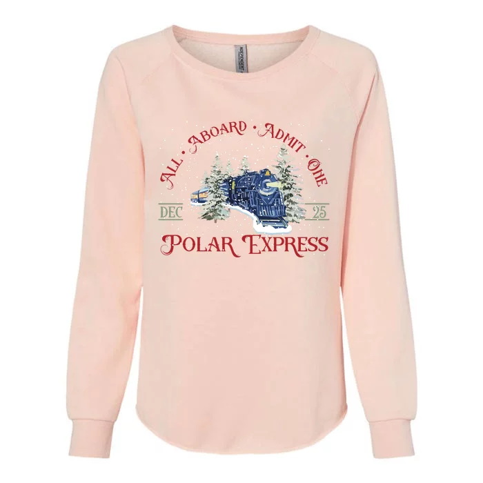 P.O.L.A.R E.X.P.R.E.S.S Christmas Gift For Family Womens California Wash Sweatshirt