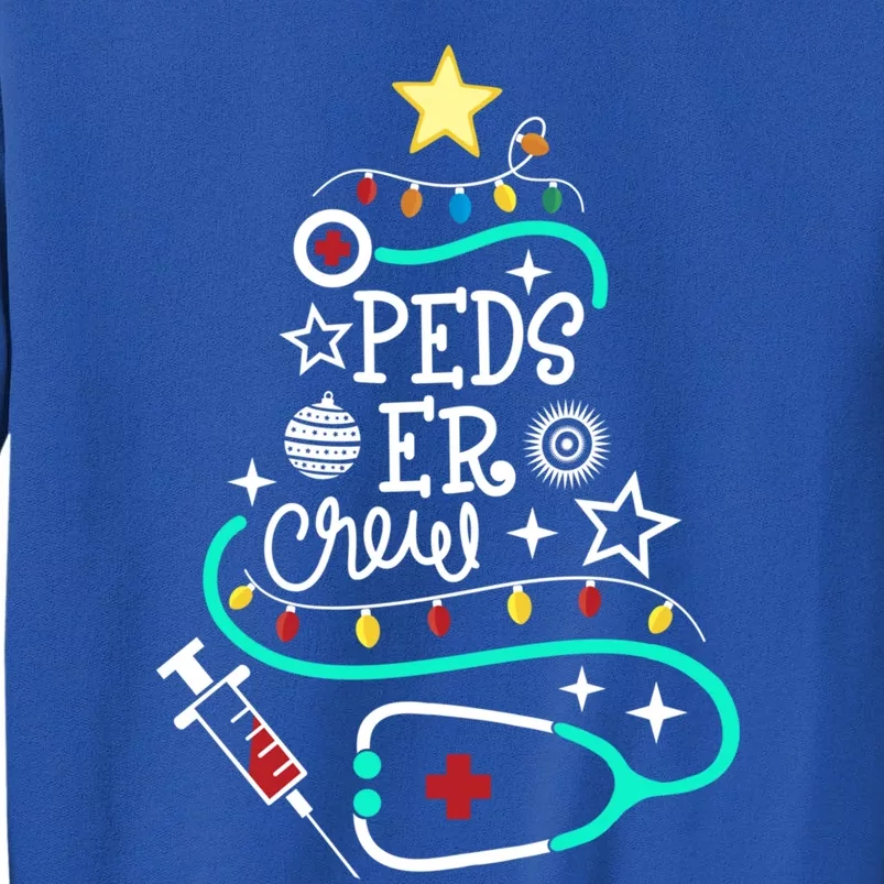 Peds Er Christmas Crew Emergency Nurse Pediatric Er Techs Gift Tall Sweatshirt