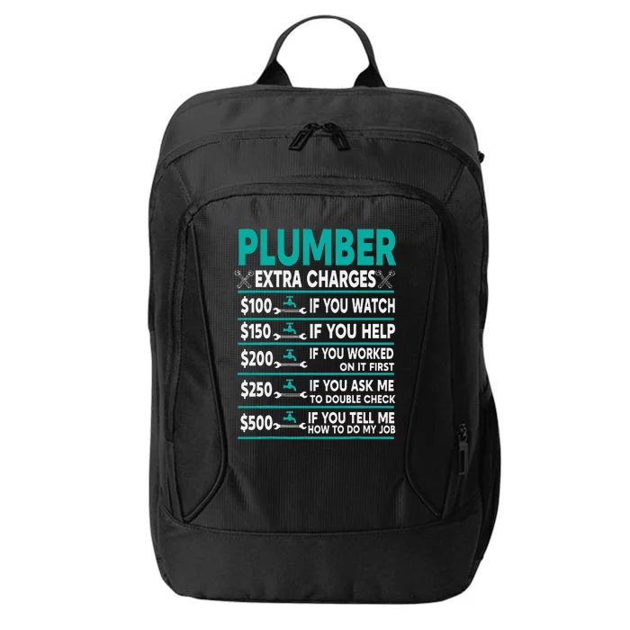 Plumber Extra Charges Hourly Rate City Backpack