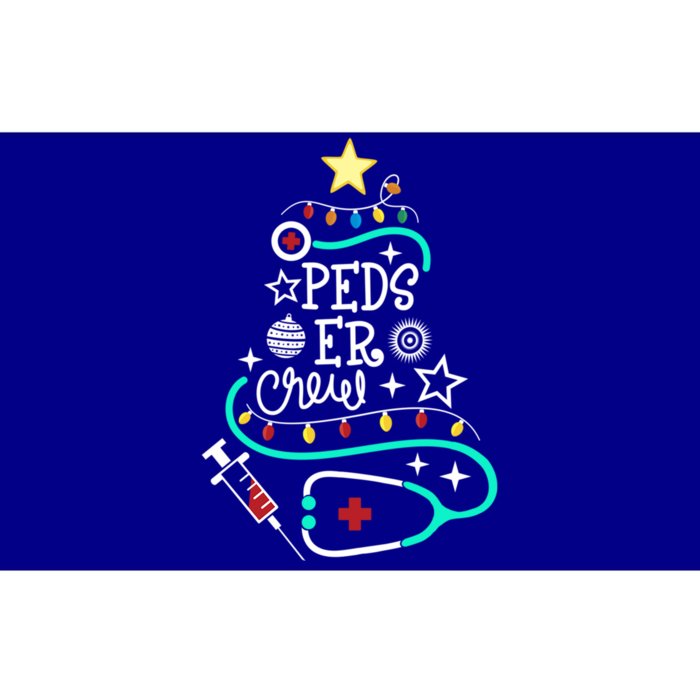 Peds Er Christmas Crew Emergency Nurse Pediatric Er Techs Great Gift Bumper Sticker