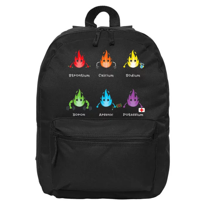 Periodic Elements Chemistry Lover Science Teacher 16 in Basic Backpack