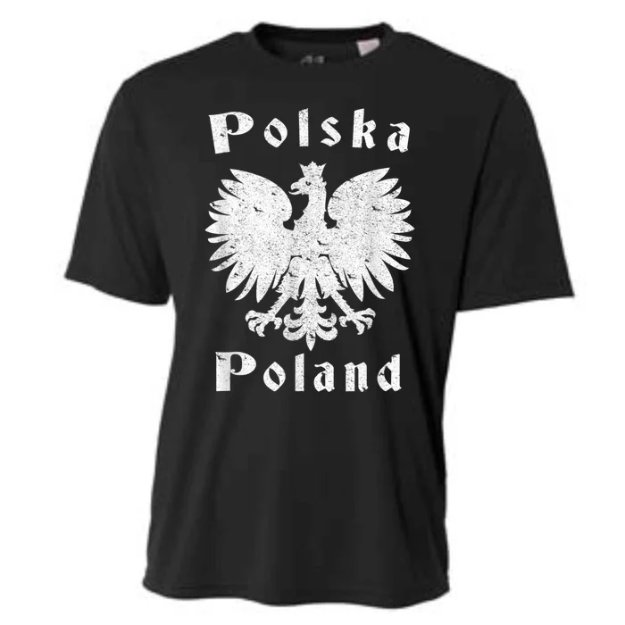 Polish Eagle Coat Of Arms Of Poland Polska Cooling Performance Crew T-Shirt