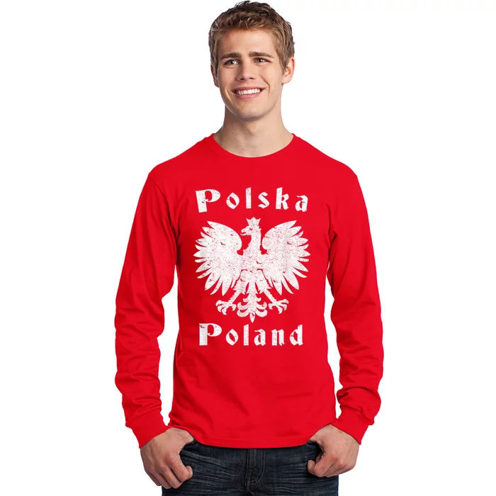 Polish Eagle Coat Of Arms Of Poland Polska Long Sleeve Shirt