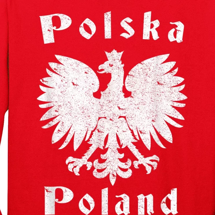 Polish Eagle Coat Of Arms Of Poland Polska Long Sleeve Shirt