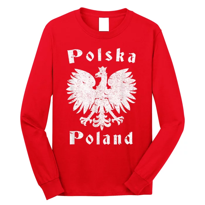 Polish Eagle Coat Of Arms Of Poland Polska Long Sleeve Shirt